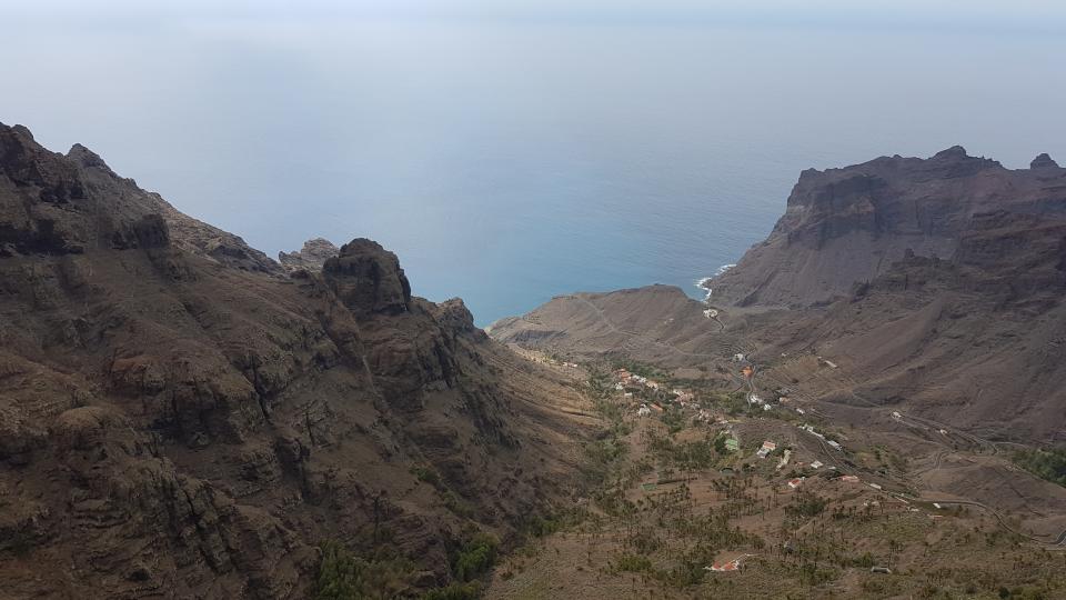 Bild einer Schlucht auf Gomera